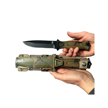 Тактический нож Gerber StrongArm Fixed Blade Камуфляж | Нож для выживания. a3220