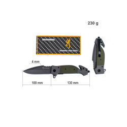 Нож тактический складной Browning DA167 Olive. a304