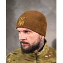 Шапка флисовая Герб койот