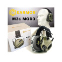 Наушники тактические активные Earmor M31 MOD3 оригинал | Наушники для стрельбы шумоподавляющие.
