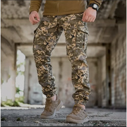 Тактические штаны Bandit Softshell на резинке пиксель