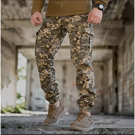 Тактические штаны Bandit Softshell на резинке пиксель