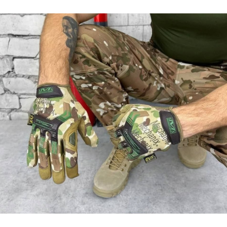 Перчатки тактические Mechanix M-Pact зимние на плюше мультикам