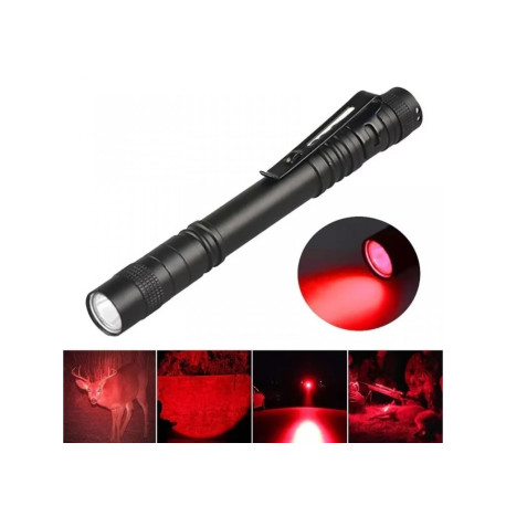 Ручной фонарик ENT LED Mini / Карманный Фонарь красный свет