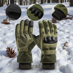 Перчатки тактические зимние олива оптом Optograd