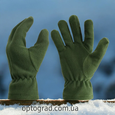 Перчатки тактические 136ПМ флисовые олива оптом |Optograd
