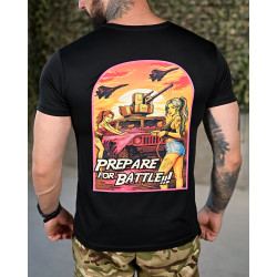 Тактическая футболка battle black потоотводящая