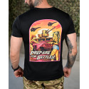 Тактическая футболка battle black потоотводящая