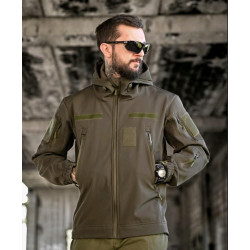 Куртка тактическая Soft Shell, олива