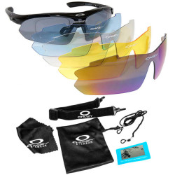 Очки тактические OAKLEY с поляризацией 5 сменных линз Optograd