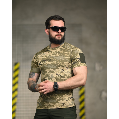 Футболка тактическая пиксель Coolmax