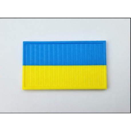 Шеврон флаг Украины на липучке 30×50