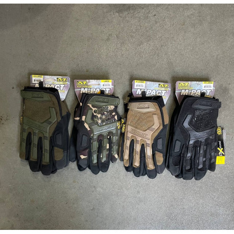 Перчатки тактические Mechanix M-Pact полнопалые микс оптом