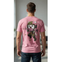 Футболка мужская Hello Kitty розовая оптом