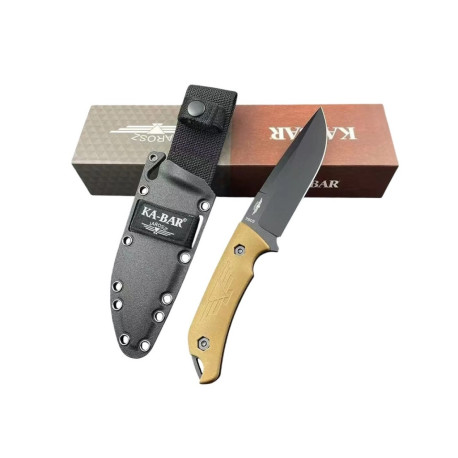 Нож туристический KA-BAR с фиксированным клинком