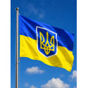 Флаг Украины Герб 90×150 оптом