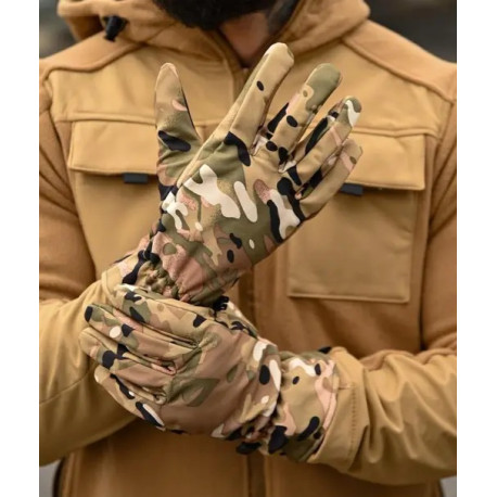 Перчатки тактические Soft Shell мультикам
